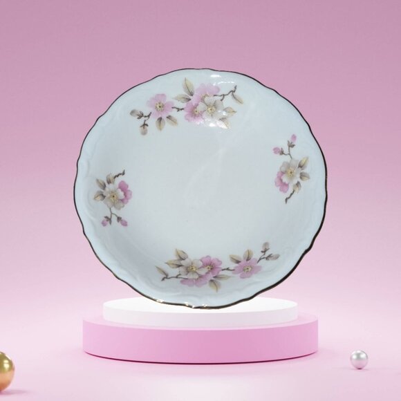 Mitterteich 1949-1960 Vintage 5 1/8" Springtime Ice Cream Dessert Bowl Set - Picture 2 of 4